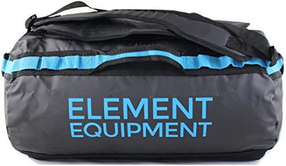 Element Equipment Trailhead Duffel Bag Shoulder Straps Waterproof Black/Blue Medium - color: Black/Bomber Blue, size: Medium 51 Liters