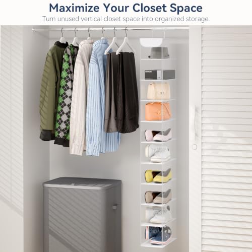Whitmor 10 Section Hanging Shoe Shelf