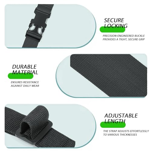 4 Pcs Mattress Topper Straps, 95" x 2" Adjustable Mattresses Packing Straps for Mattress Storage or Moving, Adjustable Packing Strap Fits Queen & King