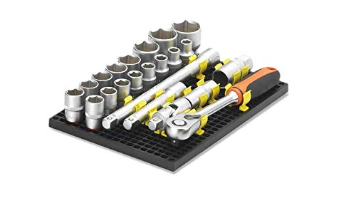 Ascend Tools Organizer Genie 3/8" Socket Holder Pegboard Accessory – Holds 3/8" Drive Sockets (50 Per Pack), Tool Storage Organizer - style: 3/8'' drive socket holders - 50 pieces