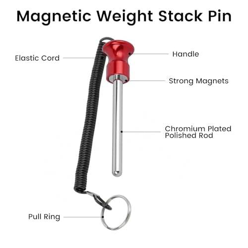 Weight Stack Pin - color: Red