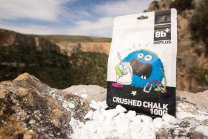 8BPLUS Chalk for Climbing, Bouldering - Premium Quality - No Fillers or Drying Agents - style: 100G Crushed