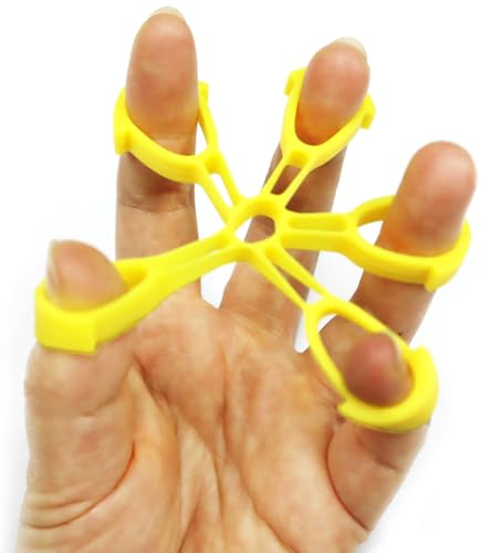 Grip Strengthener Hand Exerciser Ball, Yellow, TPR Material, Ellipse Shaped, Physical Therapy Hand Exercisers for Rehab, Arthritis, Carpal Tunnel, Stress Relief - color: Yellow