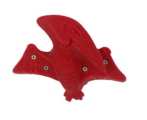 Atomik Rock Climbing Holds Screw-On Pterodactyl in Red