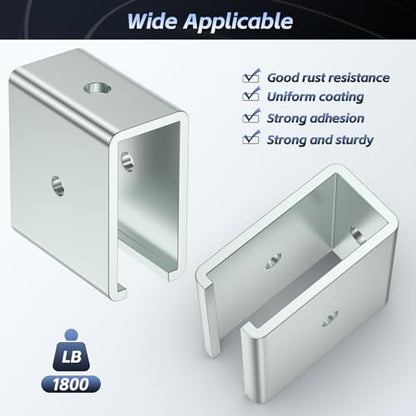 SKTREX Strut Channel Connector Extend Bracket Connection for use with 1-5/8" Wide and 1-5/8" Height Strut Channel - style: 1 pack Connector Extend Bracket