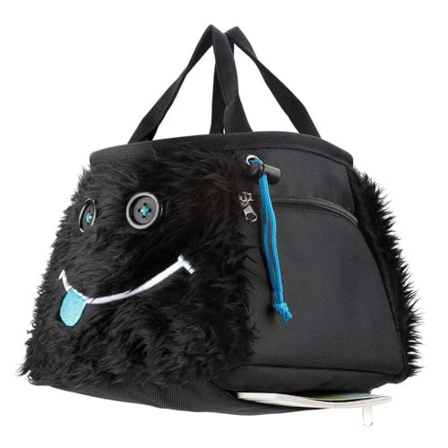 8BPLUS Chalk Bag for Climbing, Bouldering, Belt and Giftbox Included - Wide Opening - Brush Holders, for Left & Right Handers (Hector)