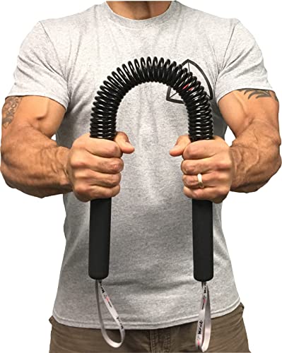 Python Power Twister Bar by Core Prodigy | Upper Body Exercise, Chest, Shoulder, Forearm, Bicep and Arm Strengthening, Workout Equipment