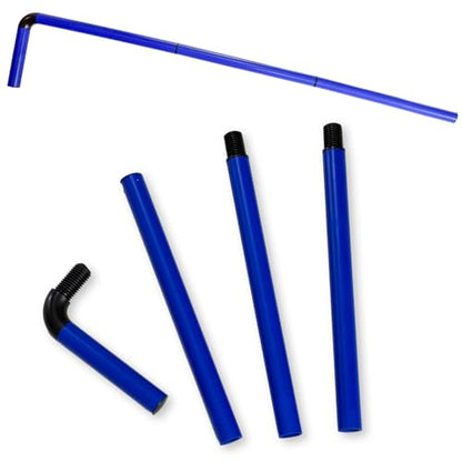 RangeMaster ShoulderWand Therapy Stretching Tool│Collapsible Stretching Bar │Physical Therapy Tool for Recovery and Increasing Motion (Blue) - color: Blue