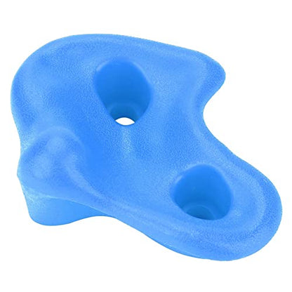 Rock Climbing Holds Adult Rock Climbing 10PCS Textured Stones for Kids Plastic Wall Holds with Bolts Fun IndoorOutdoor S Activity Kit (Blue) - color: Blue