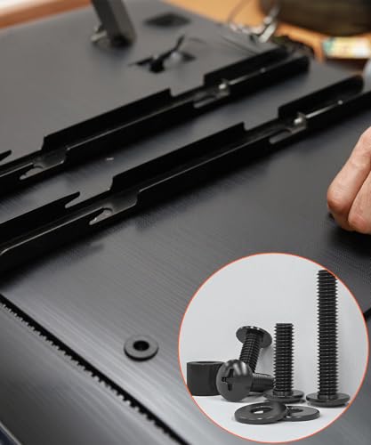 TV Mounting Hardware Kit M4 M6 M8 Screws Washers Spacers Universal | Replacement Screws Set with Box for Most Flat Curved TV Monitors