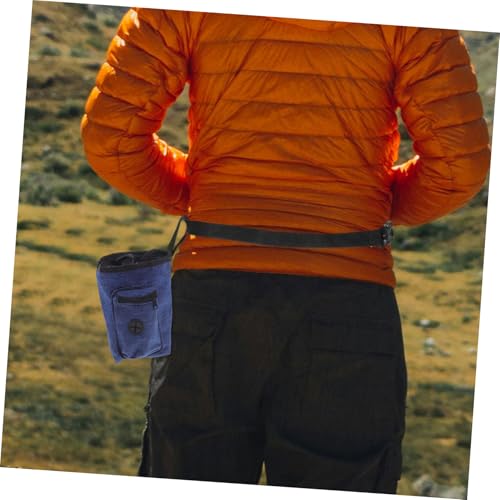 Toyvian Chalk Bag for Rock Climbing - Lifting Chalk Holder with Waist Belt Portable Design for Bouldering Gymnastics and Outdoor Activities Lightweight and Easy to Carry