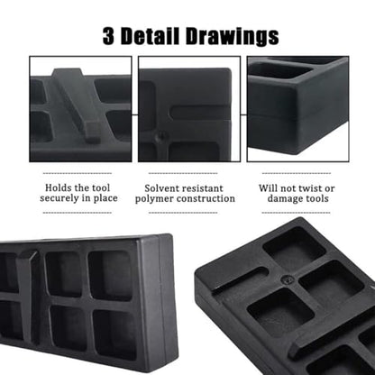 ULAMORE Tool Block Reinforced Plastics Black （Lower 15）Repair Smithing Tool Part Support