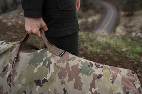 STANSPORT - Deluxe Duffel Bag With Zipper For Gym, Travel, & Storage - color: Camo, style: 50” X 18” X 18”