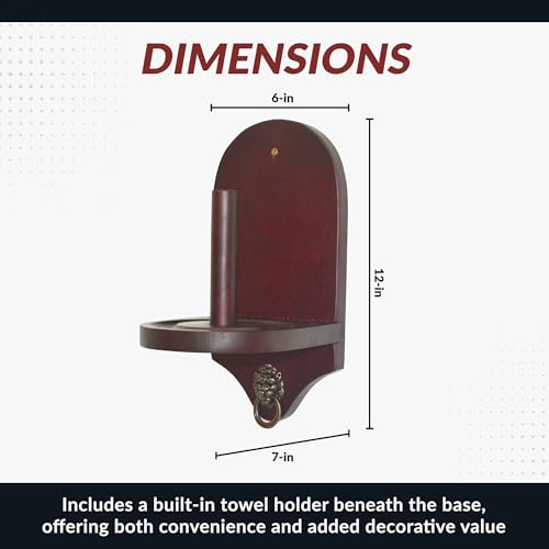 Hathaway Premier Cone Chalk Holder - color: Mahogany Finish