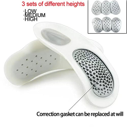 Non-Foldable Arch Support Insole, Specially Designed for Men and Women X/O Leg Flat Foot Care Orthopedic(F(40-42))