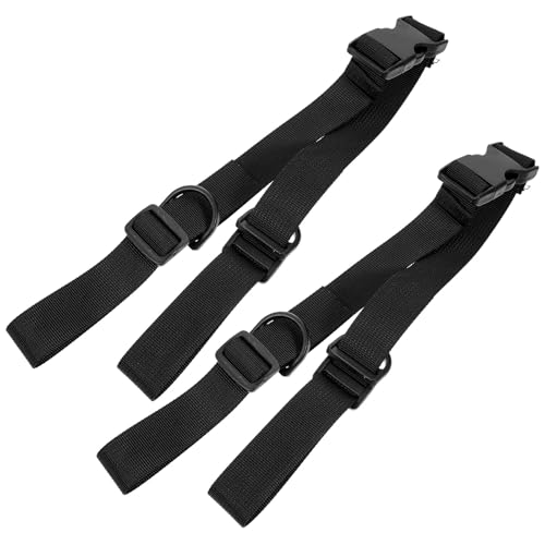 CALLARON 2pcs Adjustable Buckle Tie-Down Straps, Heavy-Duty Woven Securing Bundle Rope for Cargo, Tent, Backpack, and Yoga Mat, Sturdy Fixed Webbing Straps for Outdoor and Car Use