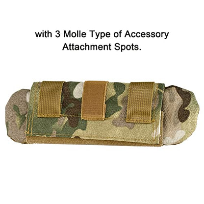 2 Pack Shoulder Strap Pad,Vest Shoulder Strap Pads Backpack Strap Pads Fit 2'' Sling Bags Shoulder Straps - color: Camouflage