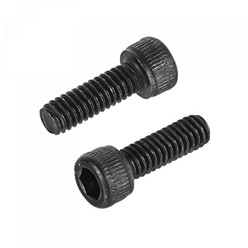 uxcell #8-32x1/2" Hex Socket Head Cap Screw Bolts 12.9 Grade Alloy Steel 25pcs - size: #8-32x1/2"