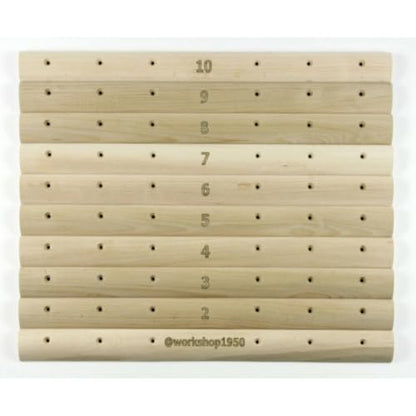 Campus Rungs G (Set of 10 pcs) | for Climbing Walls - size: 25mm(1")