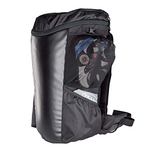 TRANGO Crag Pack 2.0-45L Climbing Backpack with Rope Bag Compartment, Mini Tarp, Shoe Pouch, Rock Climbing & Bouldering, Black/Yellow - color: Black/Yellow