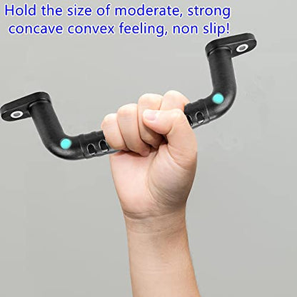 4 Safety Playground Luminous Handles, Swing Set Kids Safety Hand Grips for Playset, Climbing Frame, Play House, Playroom Ladder, Door, Bunk Bed (Black) - color: Black