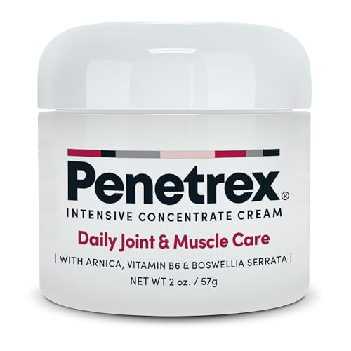 Penetrex Daily Joint & Muscle Care Cream – Soothing Botanical Formula with Arnica, Vitamin B6 & MSM – Lightweight Fast-Absorbing Cream for Everyday Movement - Non-Greasy - Light Scent- 2 oz - size: 2 Ounce (Pack of 1)