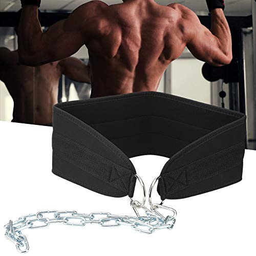GLOGLOW Dipping Belt, Strong Polyester Material, Ideal for Chinups and Weighted Training, Durable Design for Fitness Enthusiasts, 36.2in Length