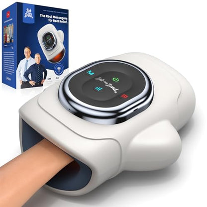 BOB AND BRAD Hand Massager with Heat and Compression, Individual Fingers | Upgraded, FSA-HSA Eligible, Portable HandSpa Pro Hand Massager for Arthritis and Carpal Tunnel, Pain Relief, Birthday Gifts