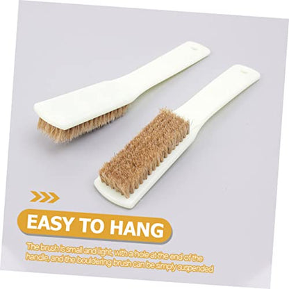 2pcs Outdoor Sports Stone Cleaning Brush Stiff Bristle Brush for Climbing Rocks Bouldering Cleaning Tool