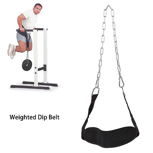 Weighted Dip Belt With Thickened Chain Strength Training for Pull Up Weightlifting Powerlifting