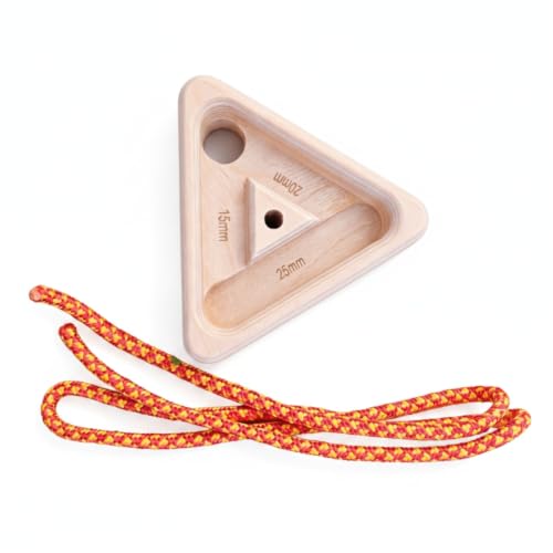 Portable PP Plastic Fingerboard for Hand Strength Training, Compact 5.9 x 5.9 Inch Hand Trainer (1 Piece)