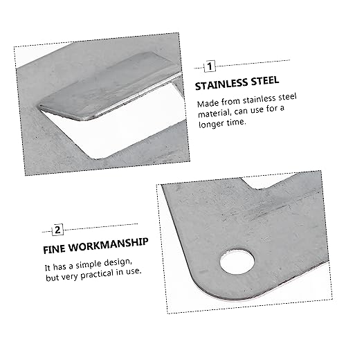 SHOWERORO 10pcs Stainless Steel Kitchen Hooks for Range Hood Triangle Hanging Boards Kitchen Accessories for Oil Suction Fans Easy to Install and