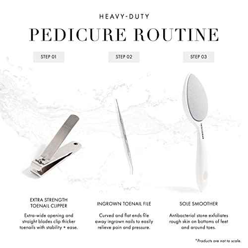 Tweezerman Sole Smoother Callus Stone, with Ergonomic Handle
