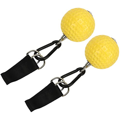 Pull Up Ball Grip Climbing Ball Handles Suspension Grip with Non Slip PU Texture and Stainless Steel Hooks for Strength Training Forearm and Climbing