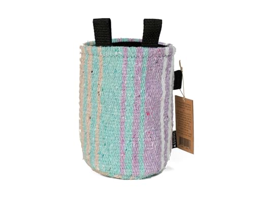 Static Chalk Bag | Traveler Series | Chalk Bag for Rock Climbing Bouldering - color: Mint/Lavender