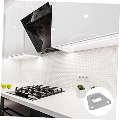 COHEALI 10Pcs Stainless Steel Kitchen Hanging Hooks Easy to Install Cooker Hood Accessories for Range Hood Storage and Organization