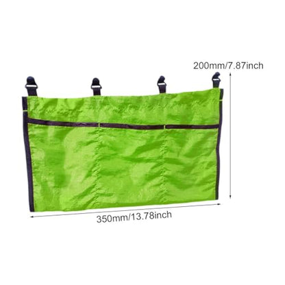 Baoblaze Camping Hanging Pouch Sundries Holder Accessories Lightweight Equipment Foldable Debris Bag Organizer for Climbing Traveling, Light Green