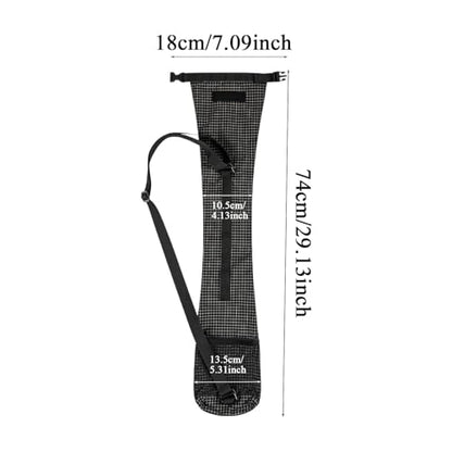 Trekking Pole Carrying Bag Adjustable Shoulder Strap Design Waterproof | Portable Lightweight Multi-Functional for Mountaining Backpacking Camping