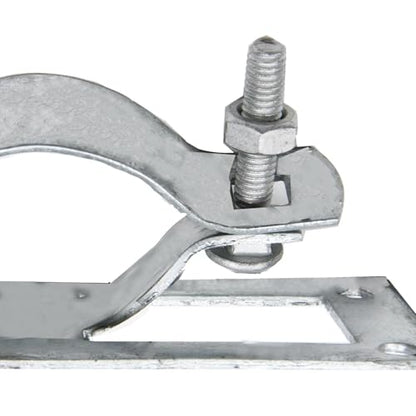 Fence Brackets SupConn(24pcs), for 2-3/8-inch Outer Diameter Metal Posts, Steel to Wood Fence Bracket, Fence Brackets for Metal Fence Posts - Fence Post Repair - size: 24pcs