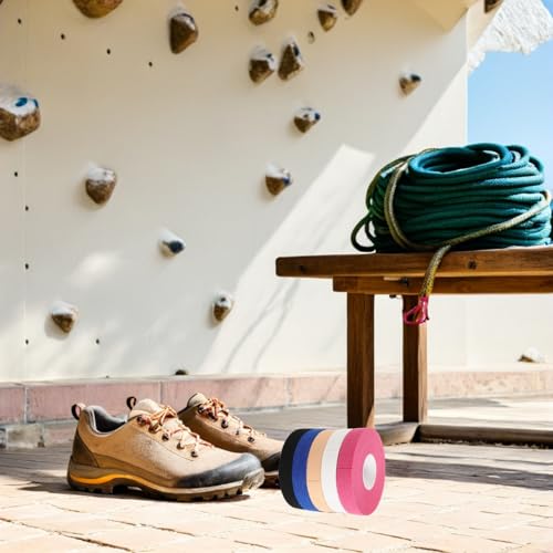 Athletic Finger Tape for Rock Climbing and Gym Sports, Strong Adhesive Waterproof Tape, 10 Rolls 1.25cm X 10m for Finger, Hand, and Toe Support in Outdoor Training