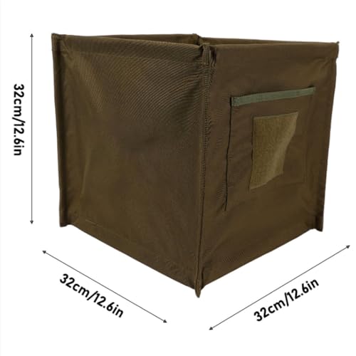 Throw Line Cube Bag, Easy Folding Arborist Throw Line Storage Portable Climbing Rope Organizer Basket for Tree Work, Outdoor Rope Accessories, Travel and Picnic