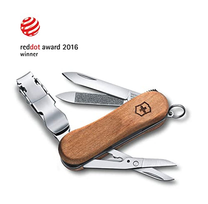 Victorinox 0.6463.T2 Folding Pocket Knife Nail Clip 580 - color: Wood