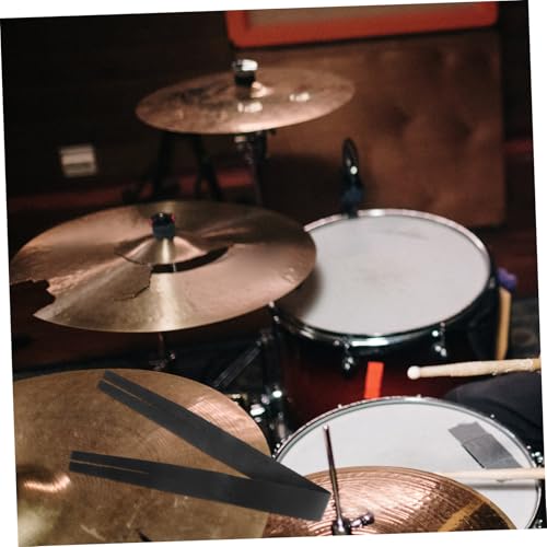 1pc Cymbal Strap Black Cymbal Accessory for Enhanced Grip and Stability Lightweight Design for Easy Use for Musicians and Drummers