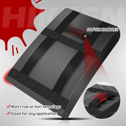 Hikeen Kick Shield Muay Thai Pads, Denser Softer Foam Kick Boxing Pads for MMA, Martial Arts, Karate, Taekwondo, Punching, Foot, Knee and Elbow Target- 24"x16" Blocking Pad with Handles (1PCS)