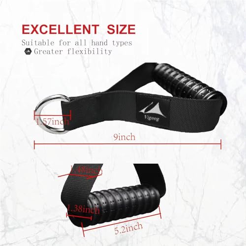 Heavy Duty Gym Workout Handles Attachment for Cable Machine,Resistance Band,Pulley System Home Exercise Equipment, Comfortable and Stronger Grip - color: Carbon Black xw