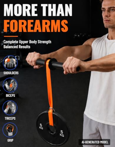 Forearm Wrist Strengthener Grip Strength Trainer - color: Wrist Roller