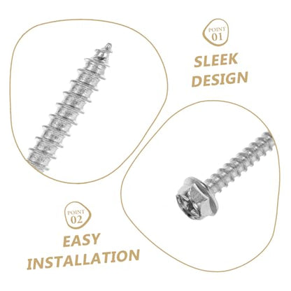Zerodeko 10Sets Tv Mounting Hardware Kit Reliable Screw Anchors for Easy Installation Concrete Drywall Compatible with Various Tv Wall Mounts Sleek Design Enhances Appearance