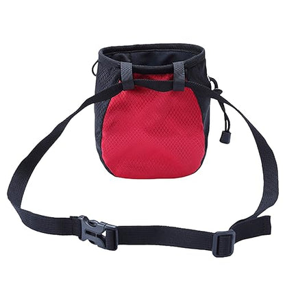 Rock Climbing Chalk Bag Adjustable Drawstring Chalk Bag Bouldering Chalk Bag Bucket for Rock Climbing Weight Lifting Portable Bouldering Chalk Bag Bucket
