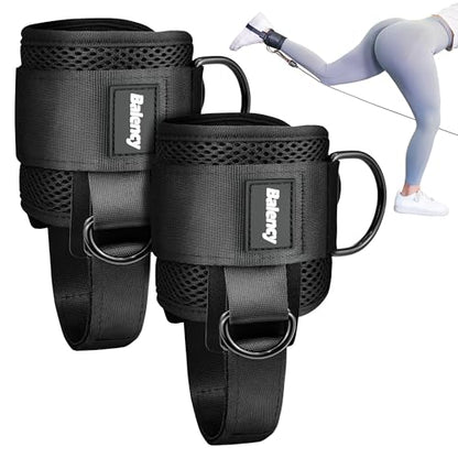 Ankle Straps for Cable Machine Woman, Balency Kickback Ankle Strap | Balency Padded Cable Ankle Attachment for Gym, Ankle Cuff, Kickback Ankle Strap for Glute Workout, Leg Extensions
