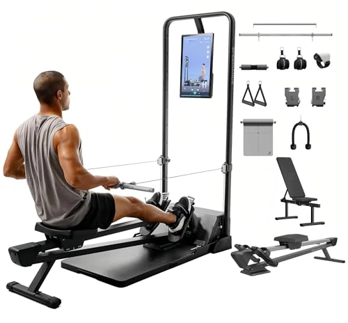 Speediance Gym Monster Smart Home Gym, Multifunctional Strength Training Machine, Smith Machine Power Cage Workout Station, Squat Rack Cable Machine, Full Body Fitness Equipment for Home Workout - style: Family Plus